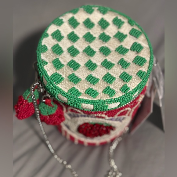 Beaded Raspberry Jam Handbag - Picture 6 of 7